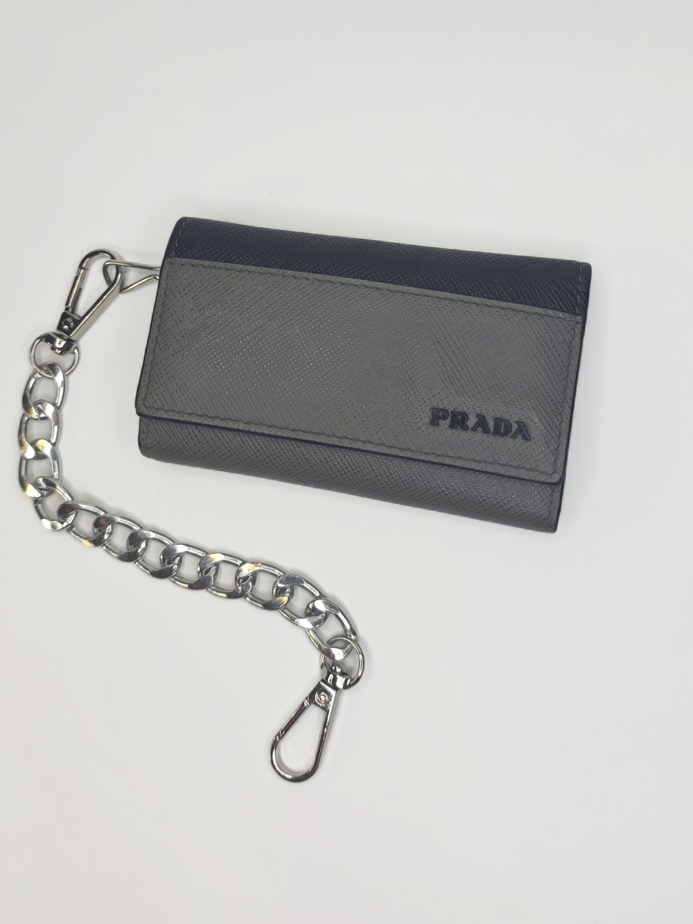 Prada Saffiano Leather Card Holder And Key Case! Rare 🔥✨️ Authentic